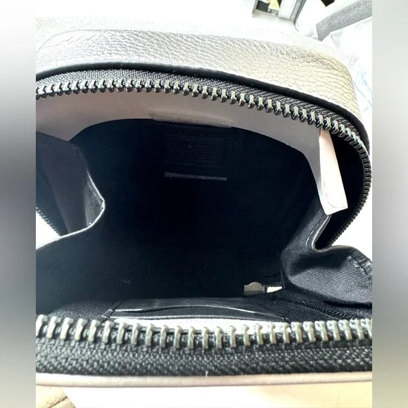 Coach Stanton Crossbody Silver Metallic Men's Bags NWT - Picture 7 of 15